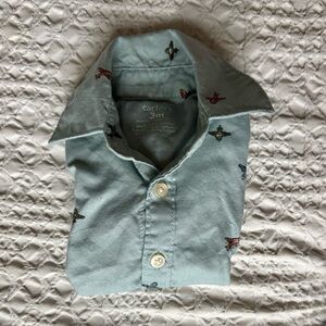 Carter's Baby Blue Button-Up Shirt